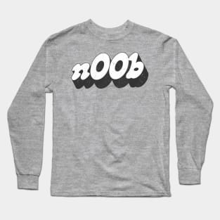 n00b // Retro Style Gamer Gift Long Sleeve T-Shirt